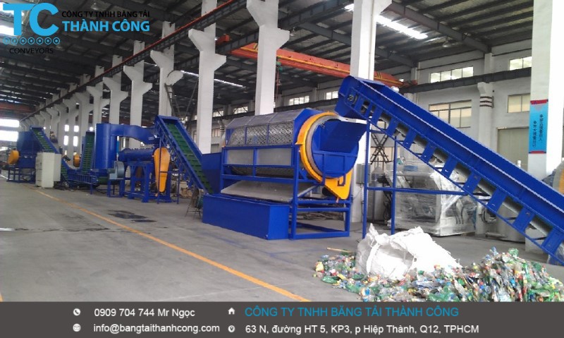Máy làm sạch nhựa thải, nhựa PET