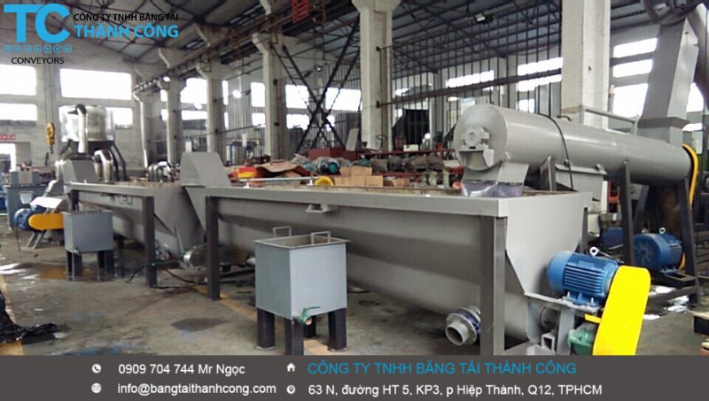 Máy làm sạch nhựa thải, nhựa PET